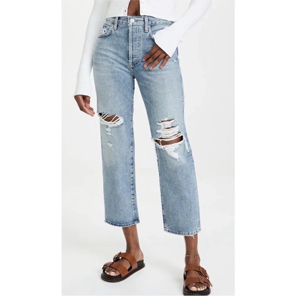 Citizens of Humanity Emery Relaxed Crop Jeans in Heatwave Size 27